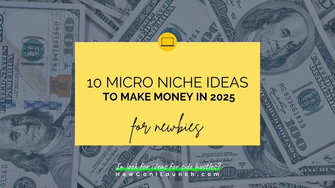 Micro niche ideas for making money in 2025